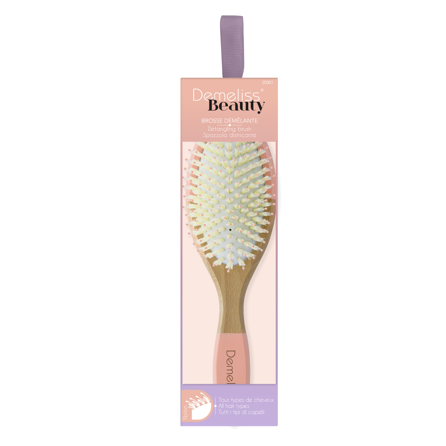 DEMELISS BEAUTY - Brosse plate pneumatique