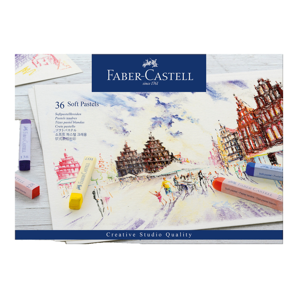 Faber-Castell Creative Studio Lot de 36 pastels tendres