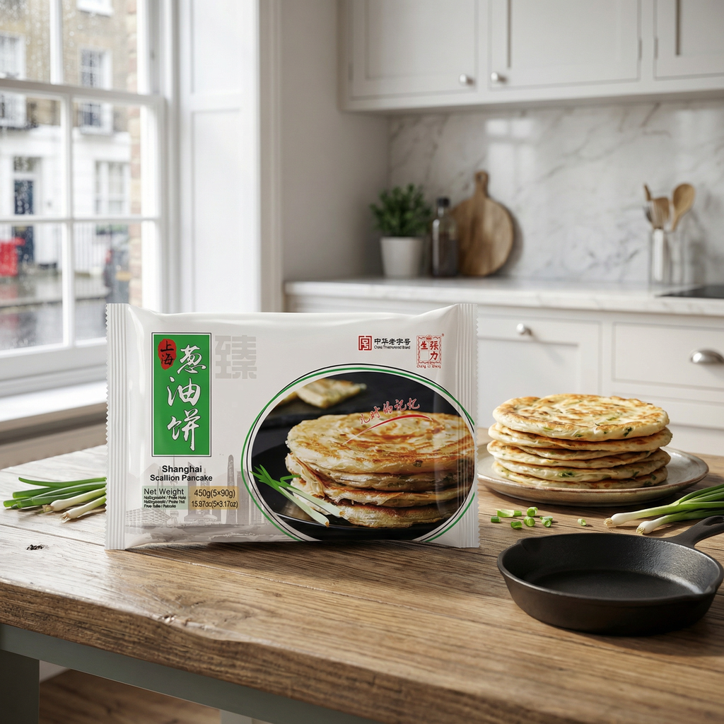 Chang Li Sheng galette de Shanghai à la ciboulette - 450 g