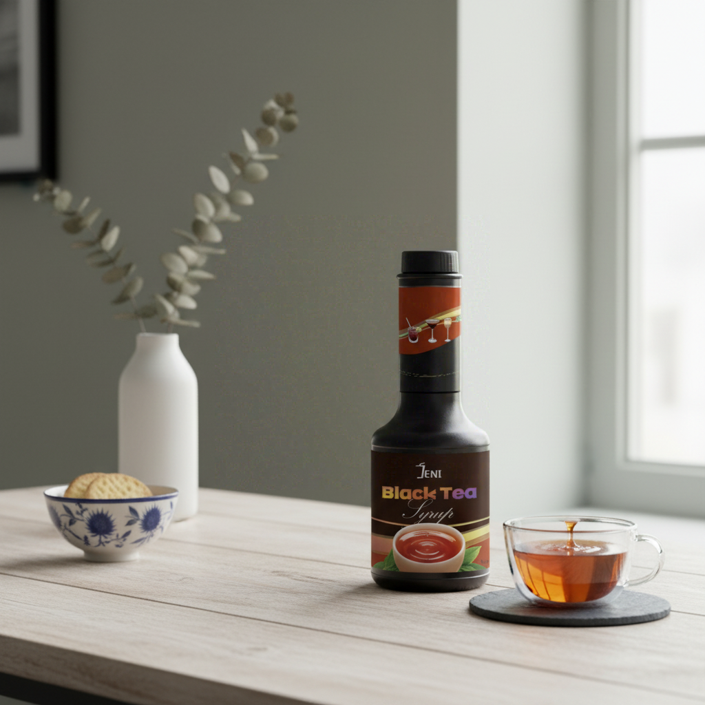 Sirop de thé noir JENI 600 g - Nouveauté