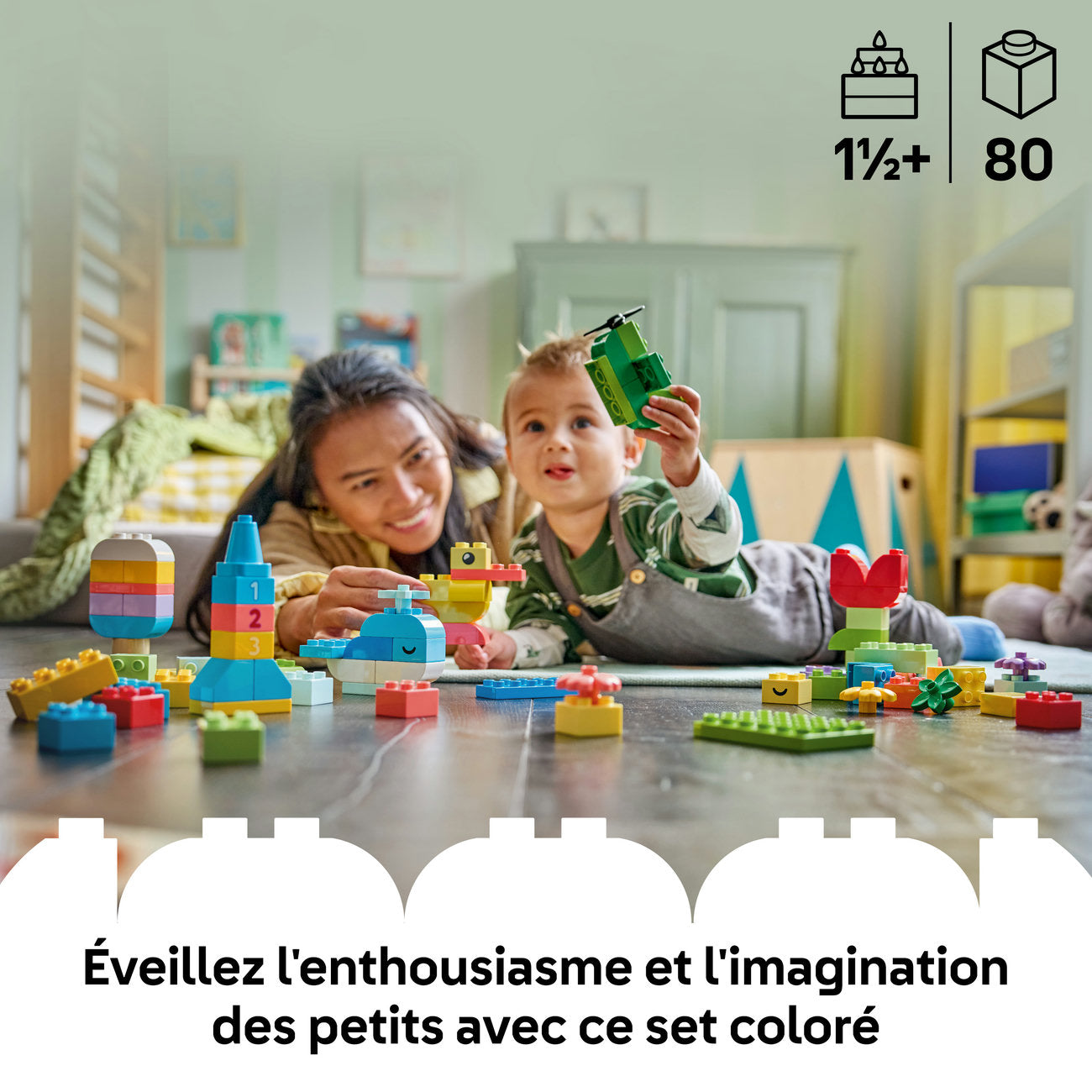 LEGO DUPLO Classic 10479 Boîte créative colorée