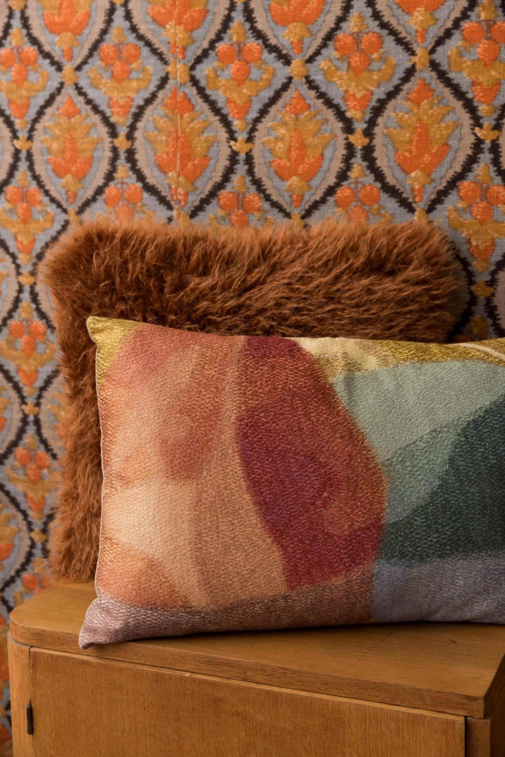 Vivaraise NEVIO HOUSSE DE COUSSIN BRODE MULTICO