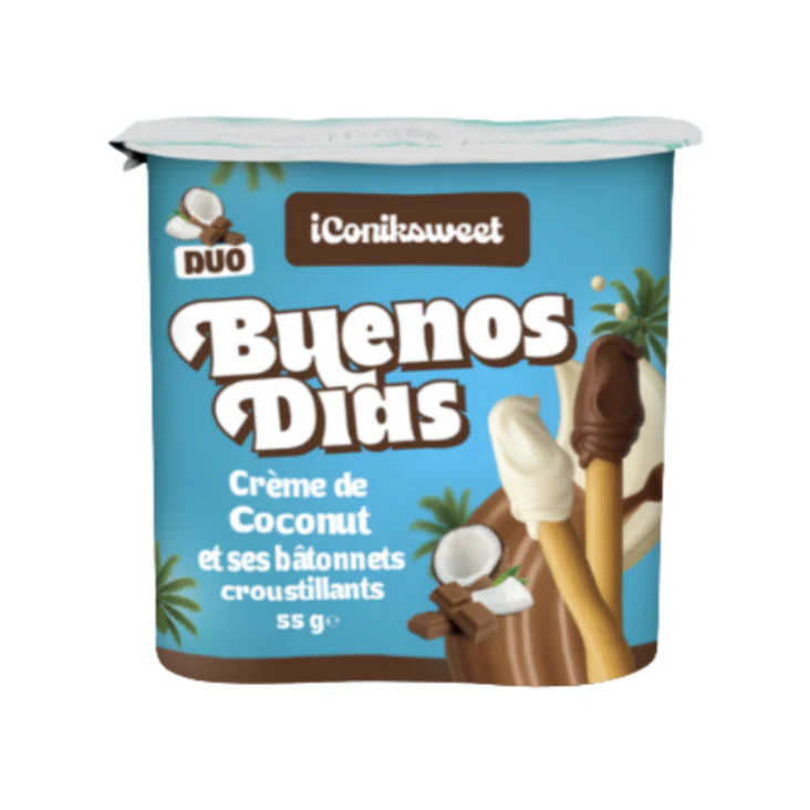 BUENOS DIAS Bâtonnets croustillants avec crème de noix de coco - 55 g