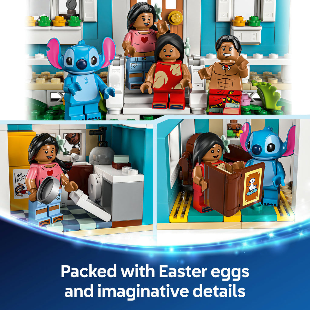 LEGO Disney Classic 43268 Lilo et Stitch Maison de la plage Pack de 834