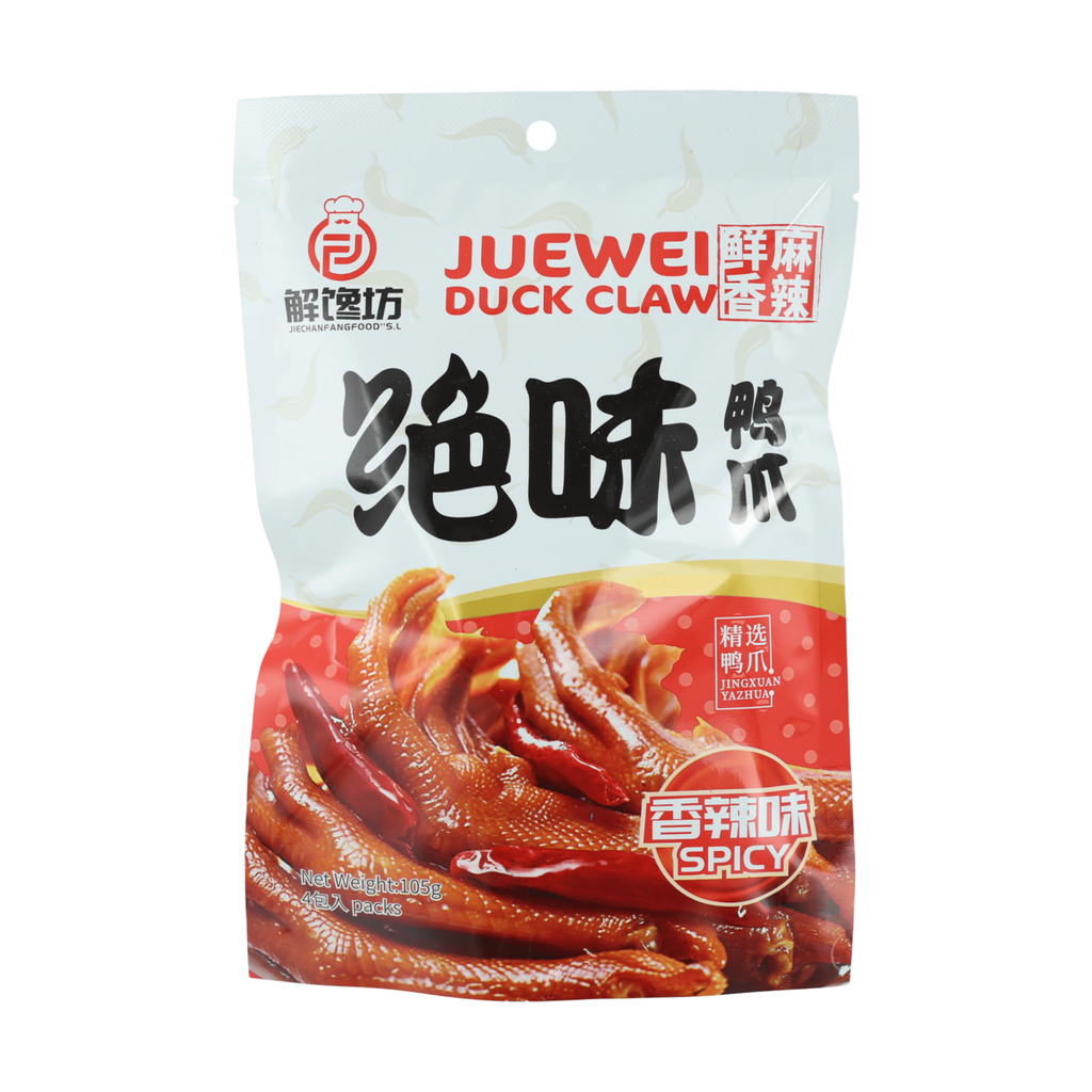 Jie Chan Fang Jue Wei Pied de canard épicé 105 g