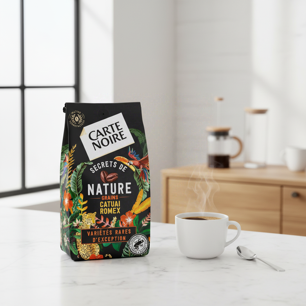CARTE NOIRE Grains Secrets de Nature Cactus Romex - 1 kg