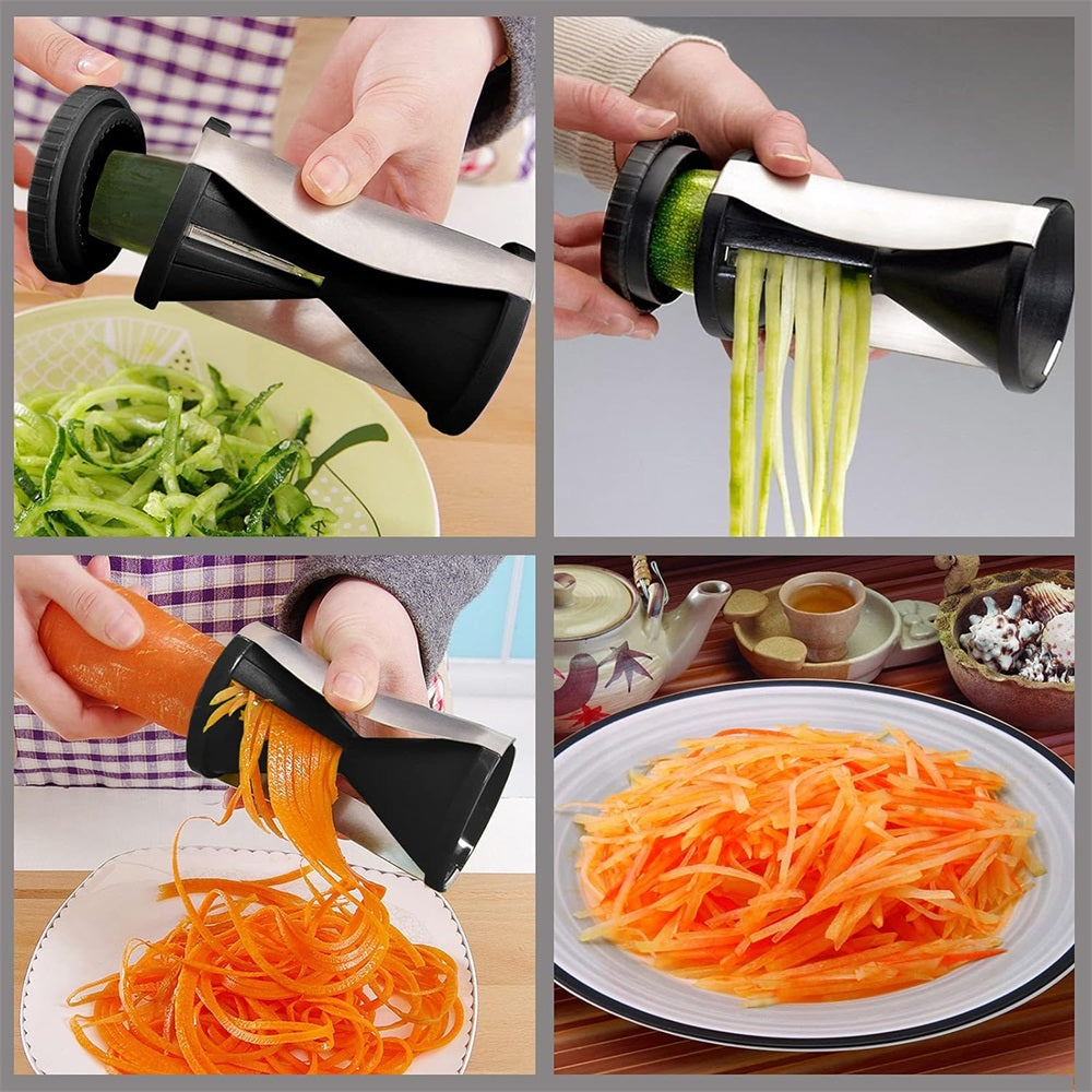Huacan Coupe-fil multifonction pour la cuisine, entonnoir spiralé pour coupe-fil