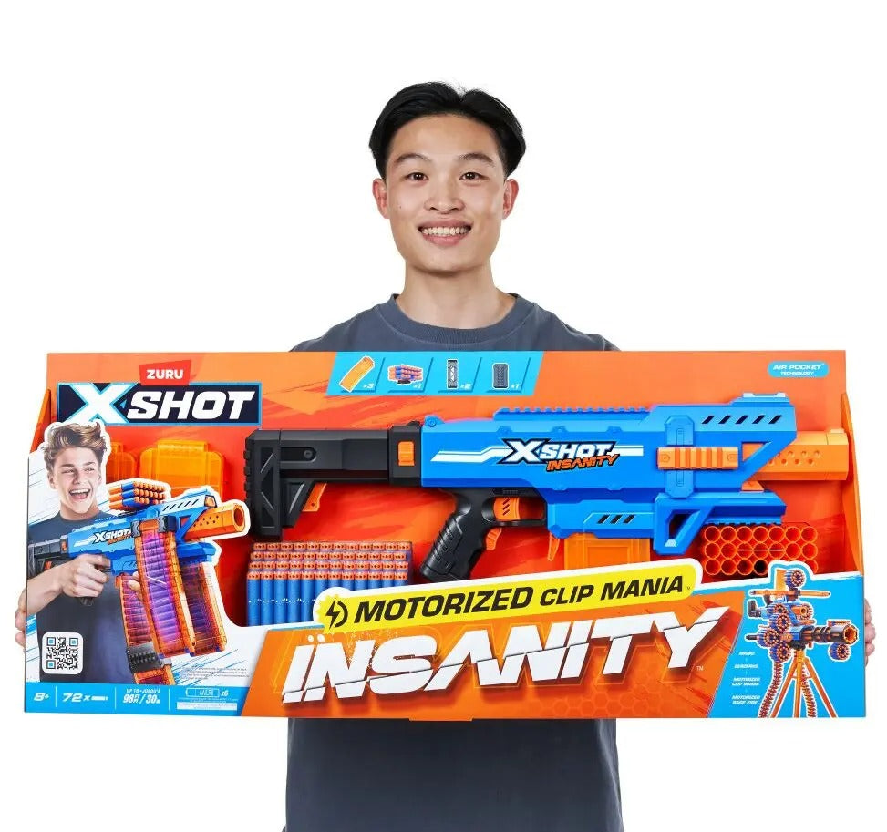 X-Shot Blaster Motorisé Clip Mania