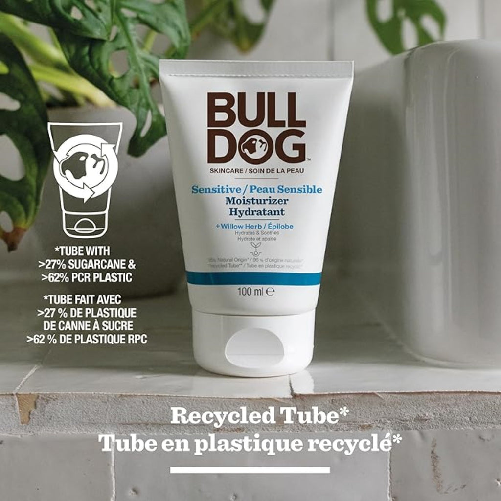 BULLDOG SKINCARE Peau Sensible - Soin Hydratant Visage - 100ml