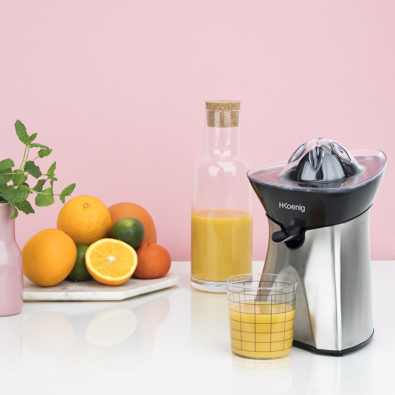 H.KOENIG AGR60 Presse-agrumes Electrique - Inox