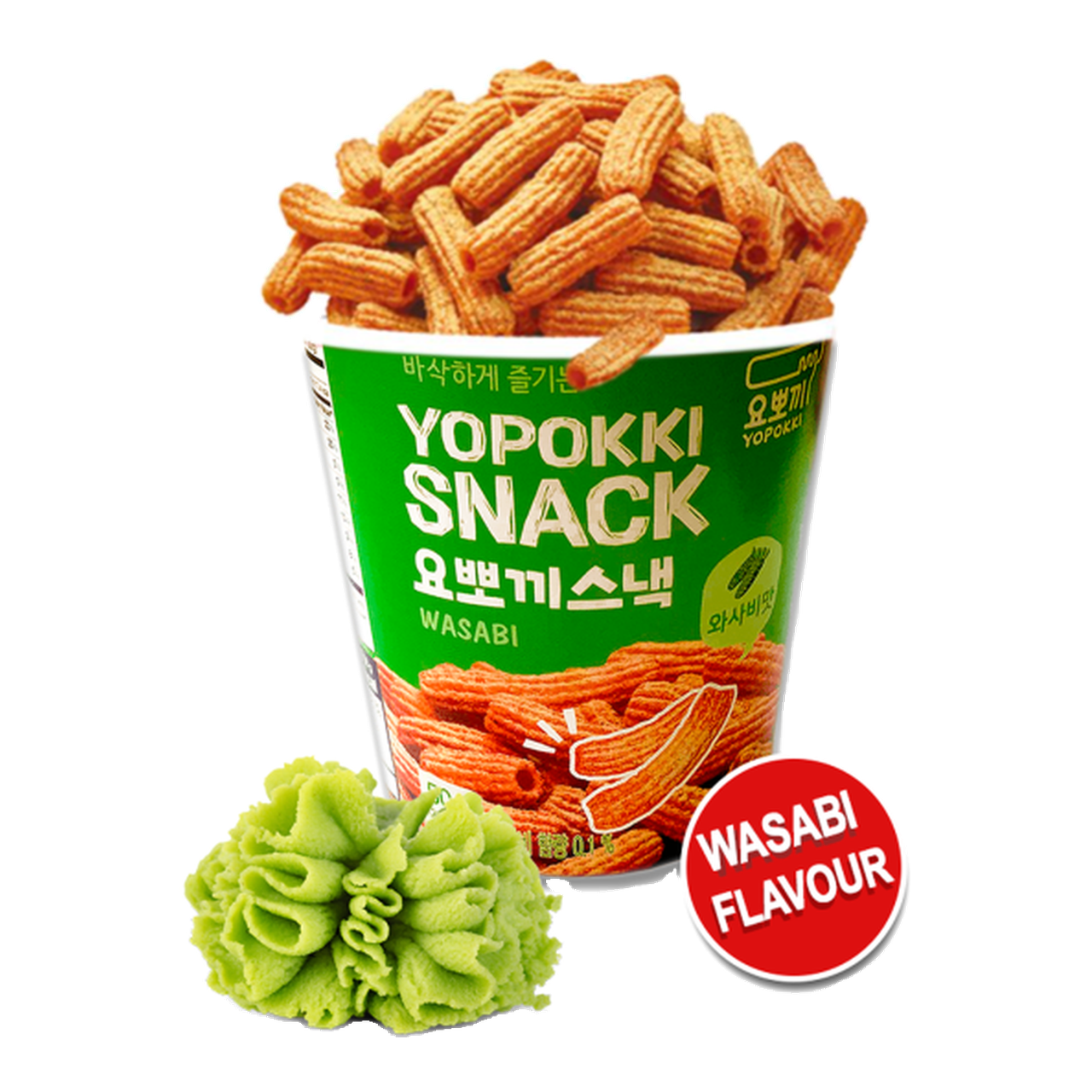 Yopokki Snack au wasabi - 50 g