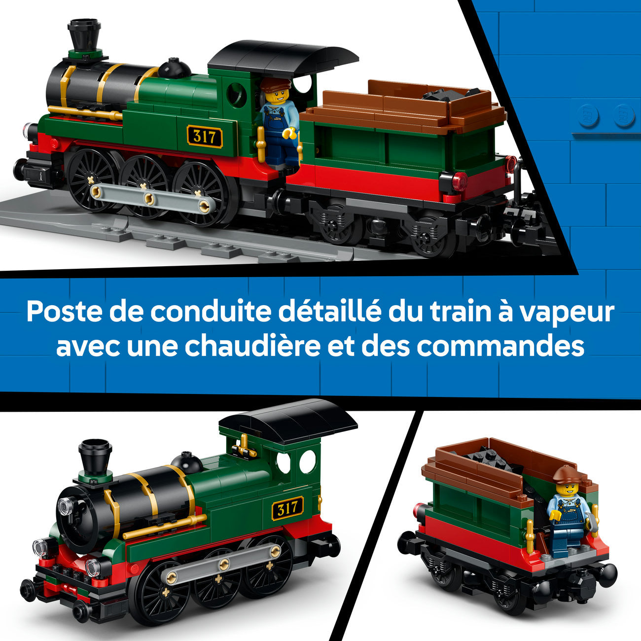 LEGO City 60511 Le train à vapeur rétro