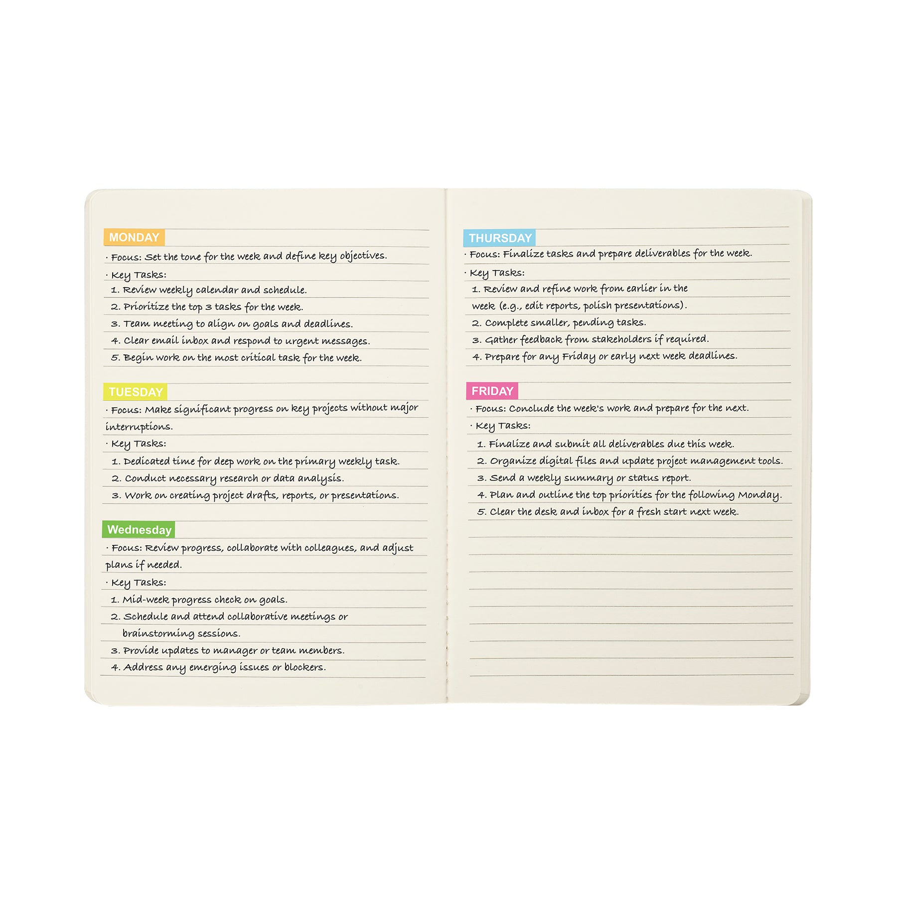 Jubiluu Lot de 3 carnets piqués A5 à couverture souple 50 feuilles Papier offset 80 g Journal ligné crème classique Pour école bureau journal intime ou prise de notes quotidienne Pastels frais