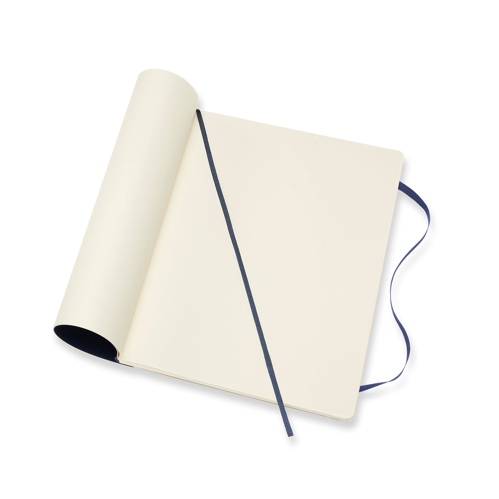 MOLESKINE Carnet Classique - Très Grand Format Bleu Saphir Pages Blanches