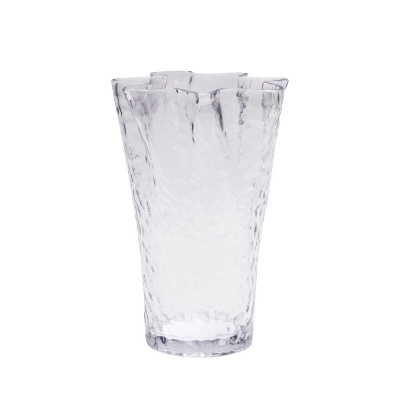 Hübsch Vase à volants Transparent