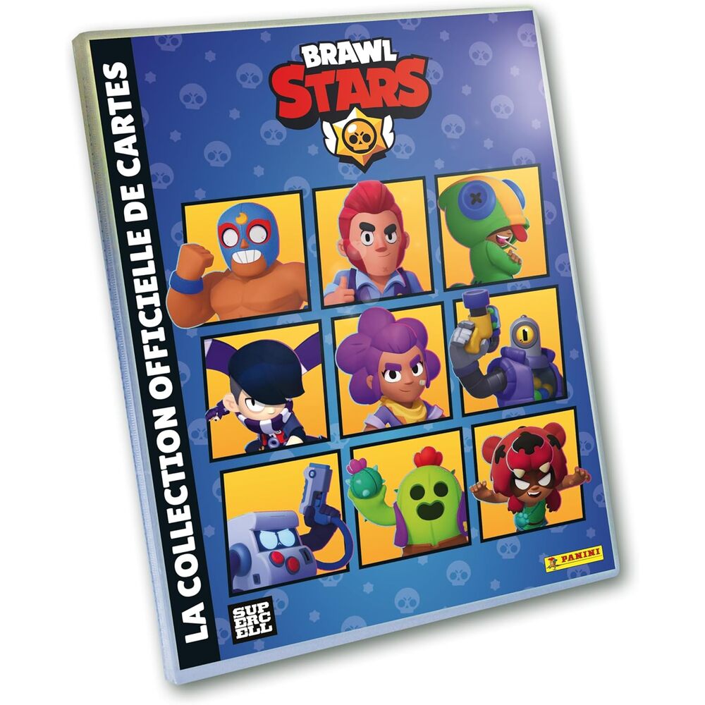 PANINI BRAWL STARS TRADING CARDS Starter-pack 1 classeur + 2 pochettes + 1 carte édition limitée