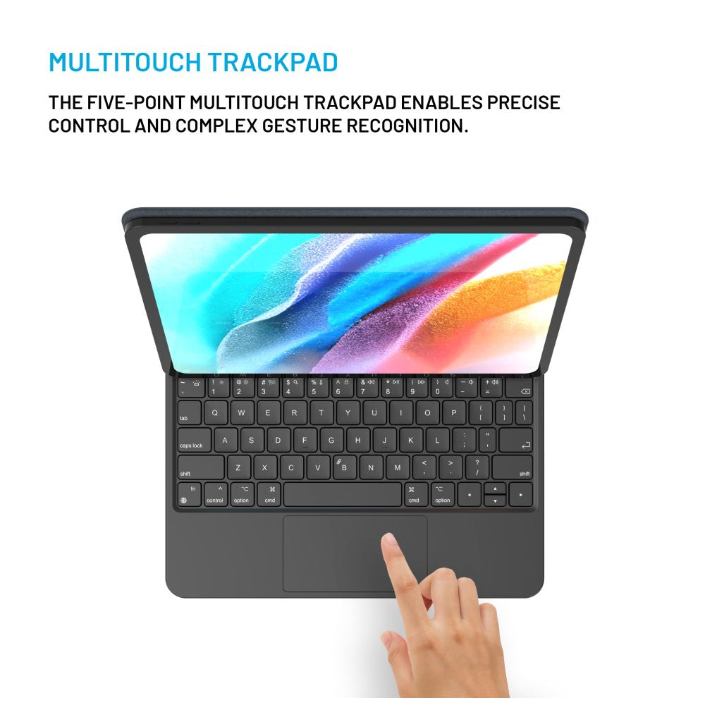 FIXED Typee Clavier pour Apple iPad Pro 11 po M4 2024/M5 2025, Anglais, Noir