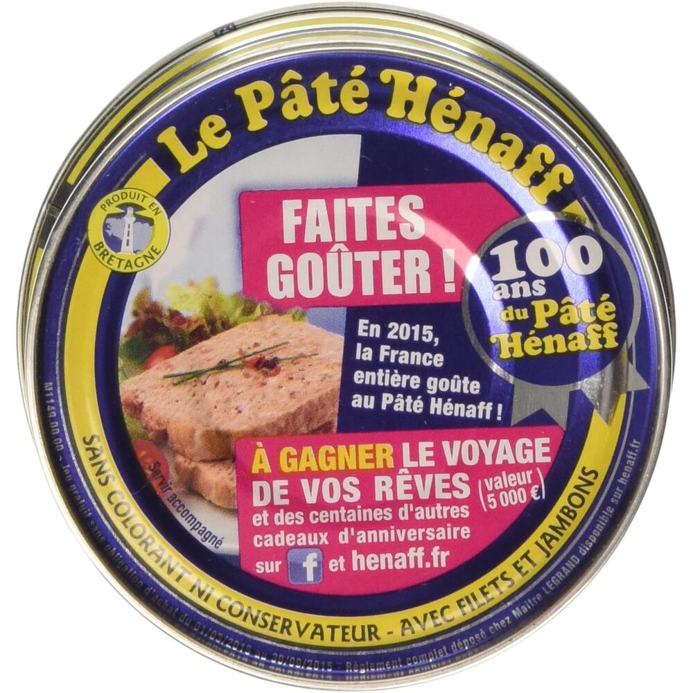 HENAFF pâte de porc 1/10