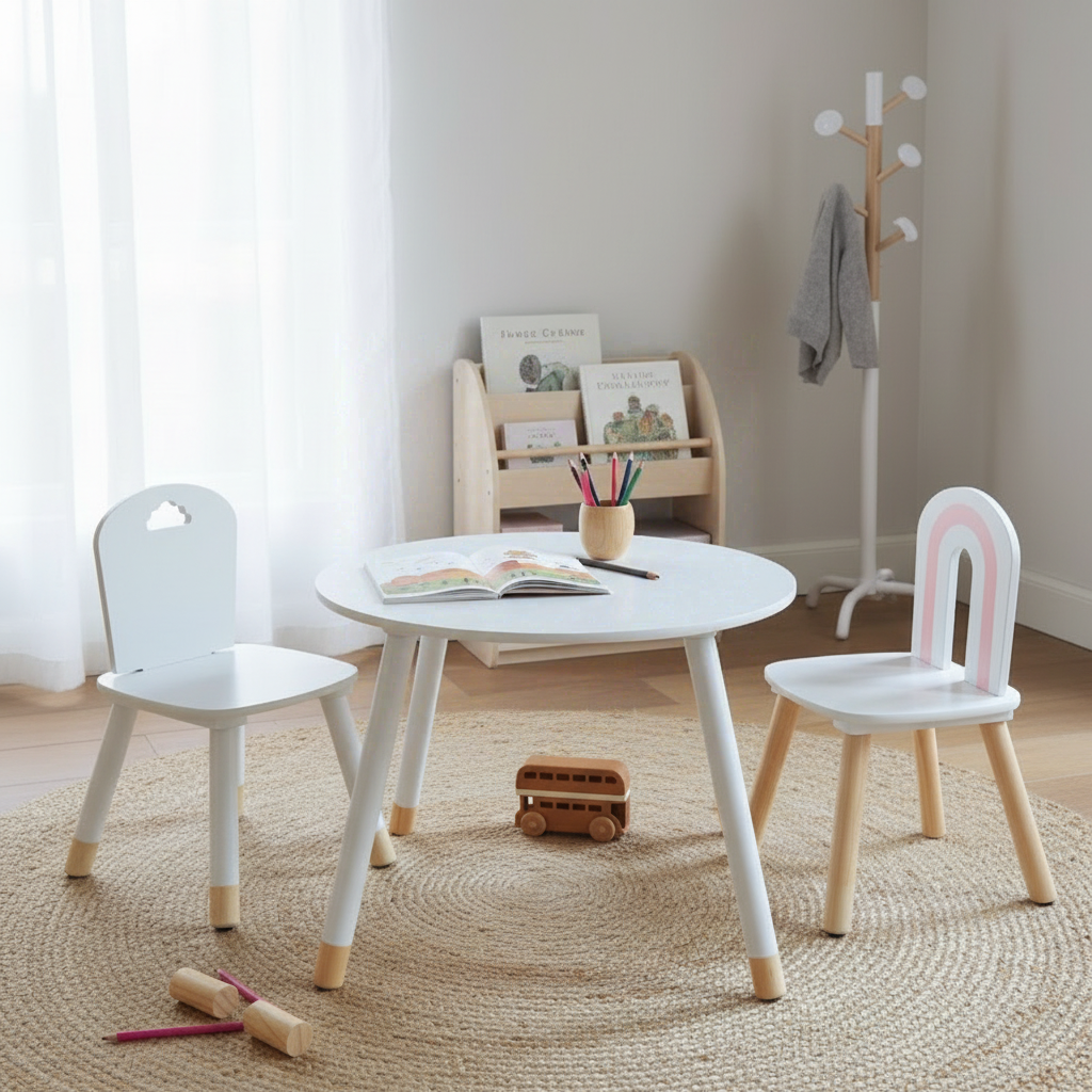 Atmosphera Table Douceur Ø 60 cm Blanc