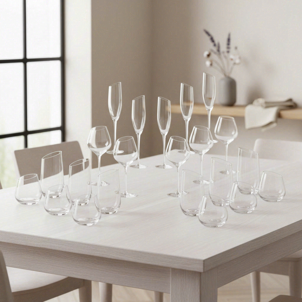 BJÖRN Ensemble complet de verres SVÄVA - 24 pièces