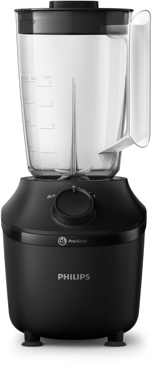 Philips HR2041/41 Mixeur, Série 3000, 1,9 L, 450 W, Noir, Avec gourde