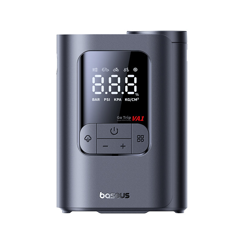 Baseus GoTrip VA1 pompe à air filaire ultra-mini 22 cylindres noir cosmos (comprend : tuyau d'air x1, embouts x3, câble de charge voiture x1)