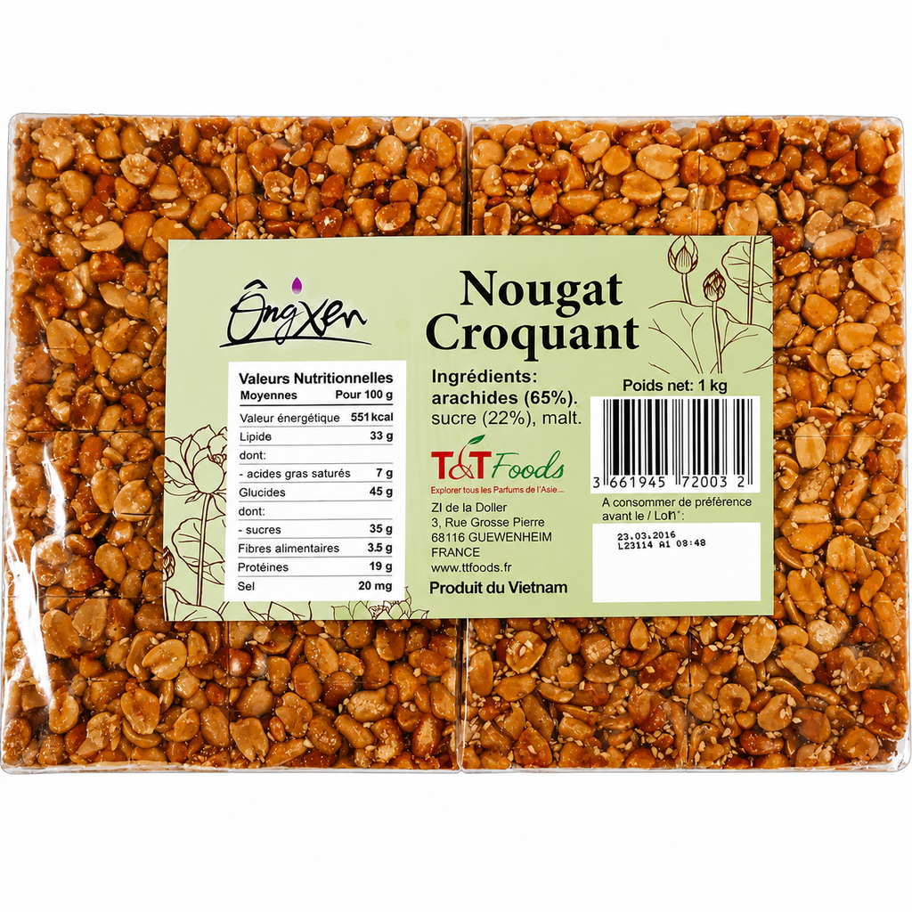 Ong Xen Nougat croquant vietnamien - 1 kg