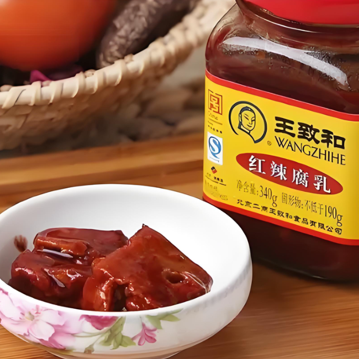 Caillé de haricots rouges épicés Wang Zhihe 340 g