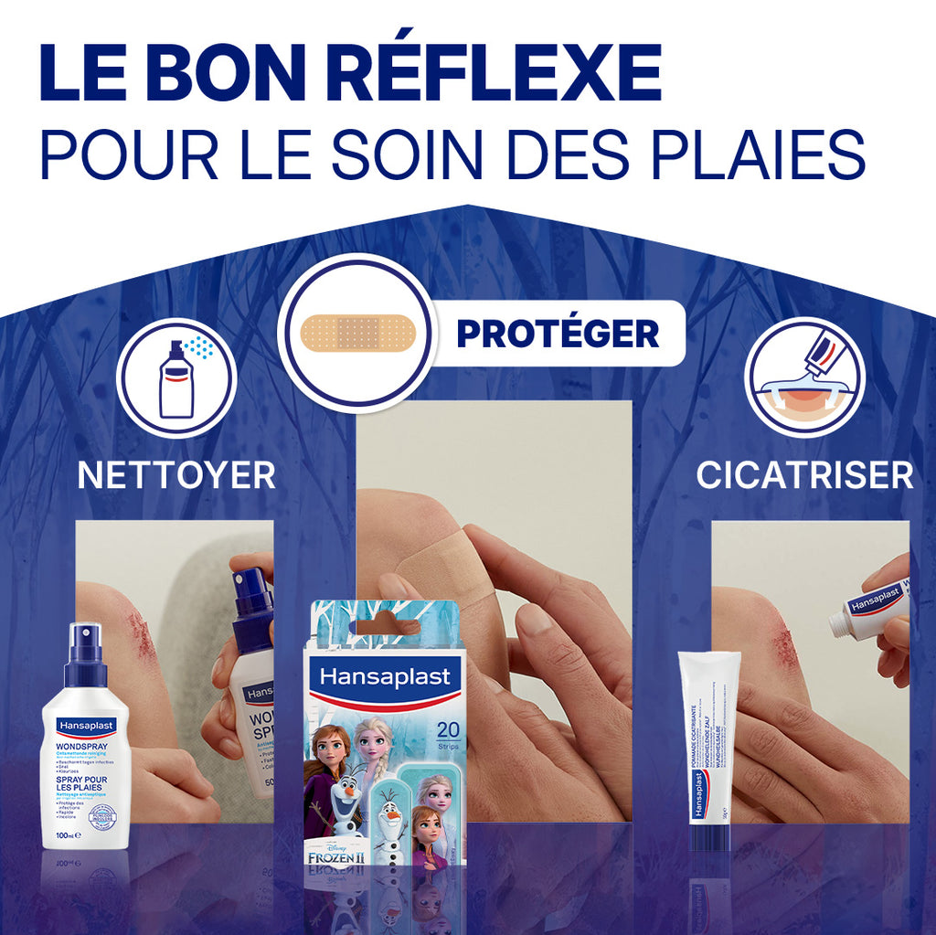 HANSAPLAST Frozen - Pansements Enfants La Reine des Neiges - 20 Unités