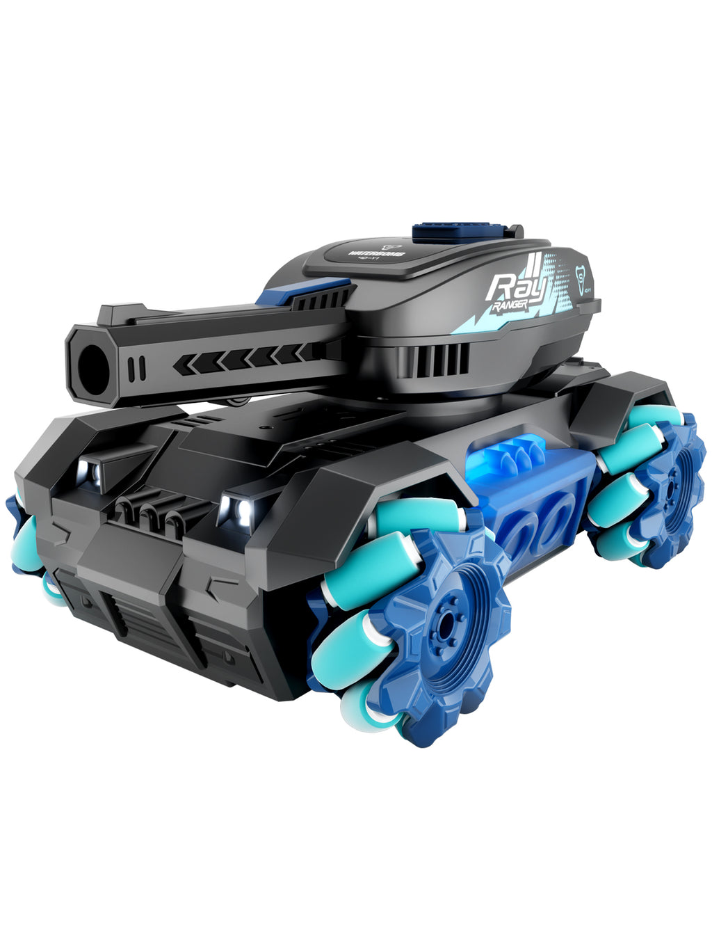 Char Tank RC 4DRC Y1 Tireur, Voiture Cascade Télécommandée à Gestes avec Lumières & Musique, Tir de Billes d’Eau, Voiture Télécommandée pour Garçons 6-12 Ans, Jouet Enfant Idée Cadeau Anniversaire