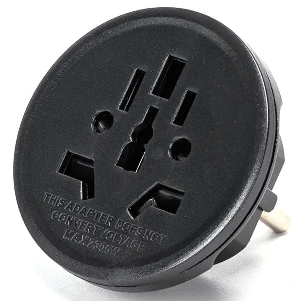 Aigostar Adaptateur de voyage universel allemand cylindrique 10 A