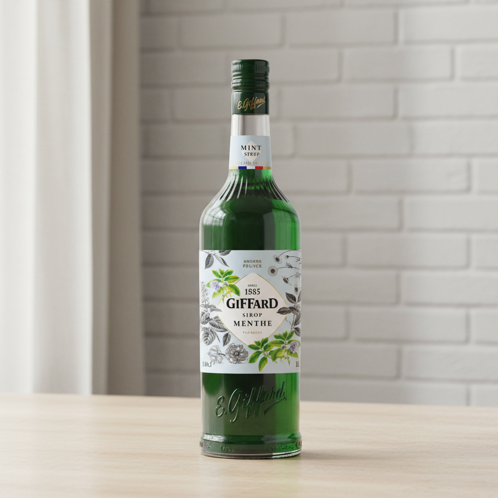 GIFFARD Sirop menthe verte pur sucre - 1 L