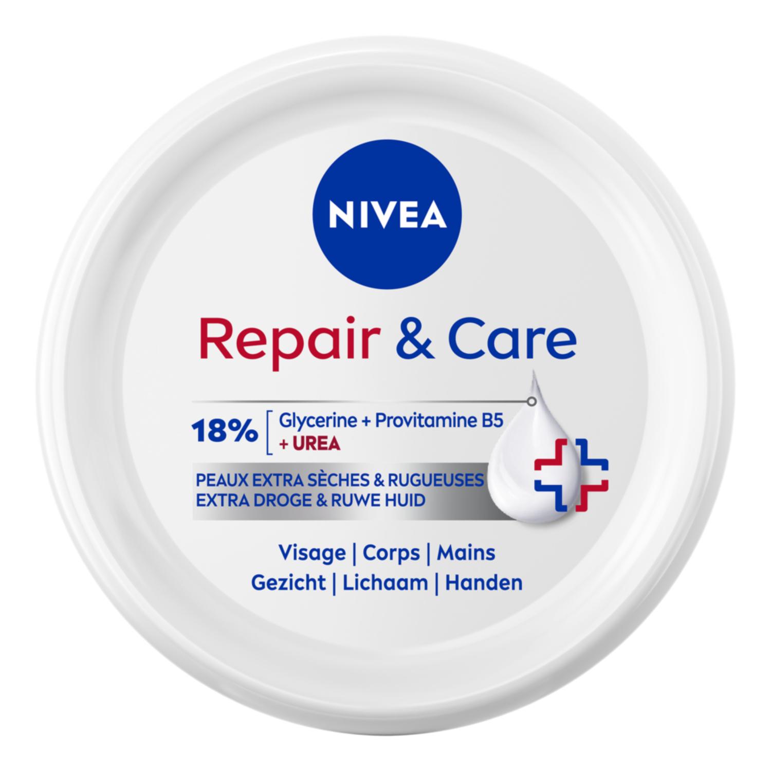 NIVEA Repair & Care Crème Multi‑Usages Urée Pot 400 ml