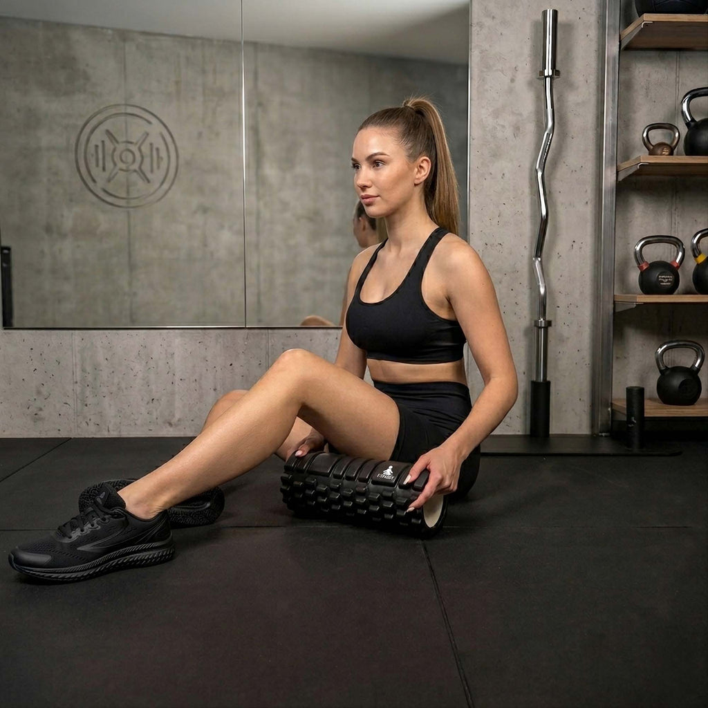 FITPADDY MROLLER01 EVA Rouleau de massage noir