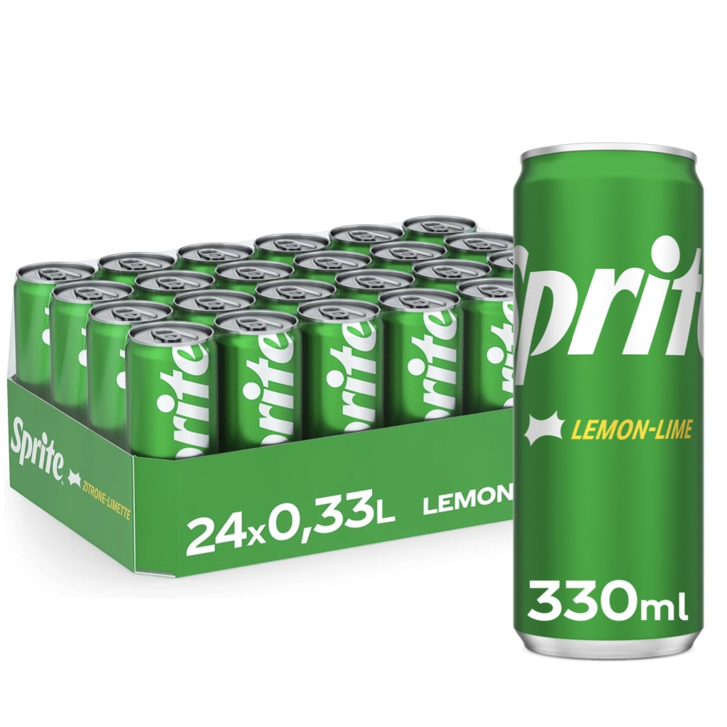 Sprite Soda saveur citron/citron vert - 24 x 33 cl