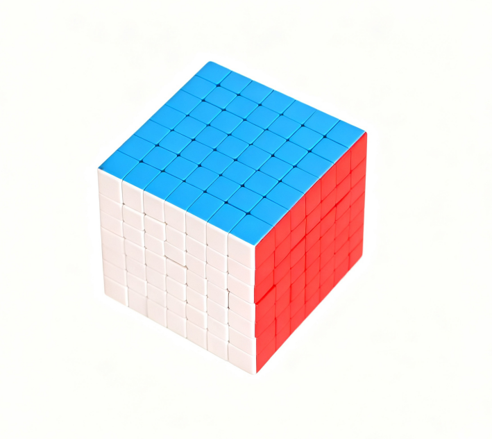 Speed Cube 7 x 7 Casse-tête uni sans autocollants en ABS