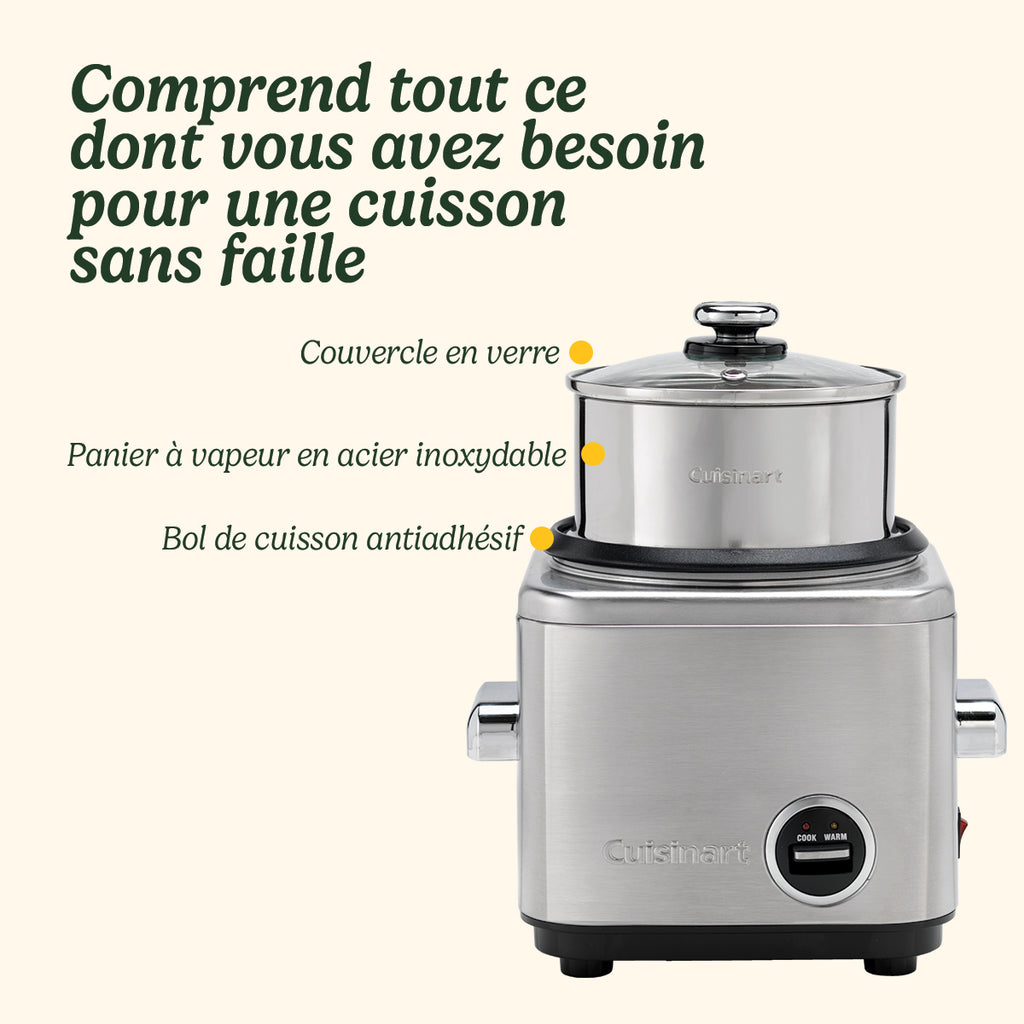 Cuisinart Cuiseur à riz CRC400E