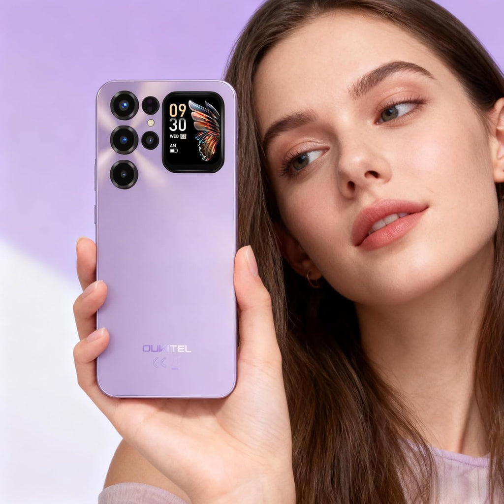 OUKITEL C68 Plus (8+512) 7,2 pouces Smartphone Batterie 6000 mAh Corps ultra-fin 9,5 mm Bleu Double SIM