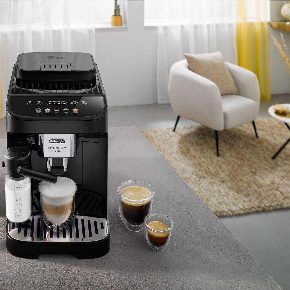 DE‘LONGHI Magnifica Evo, Machine à Café Automatique LatteCrema, ECAM290.61.B, Noir