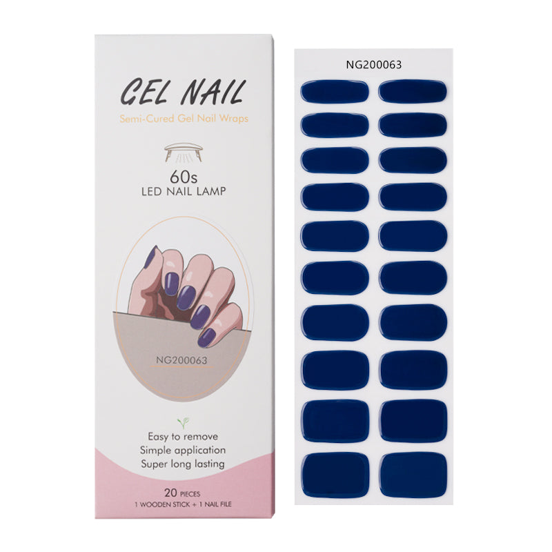 MeoMagic 14-27 Autocollants gels pour ongles - 20 pièces