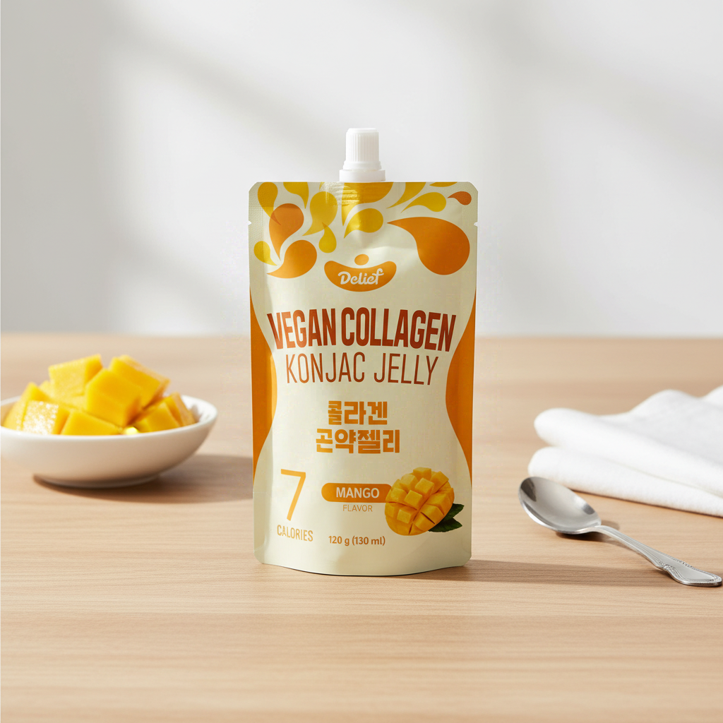 DELIEF Gelée de konjac saveur mangue (Vegan) 120 g