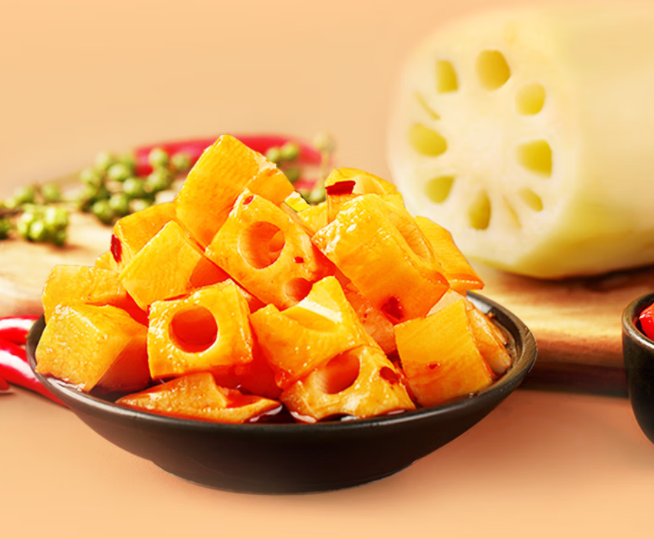 Be&Cheery Tranches de racine de lotus braisées épicées 100 g