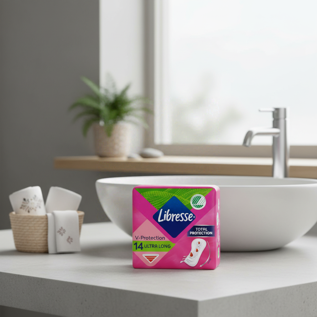 LIBRESSE Serviettes hygiéniques invisibles Super - Lot de 14 serviettes