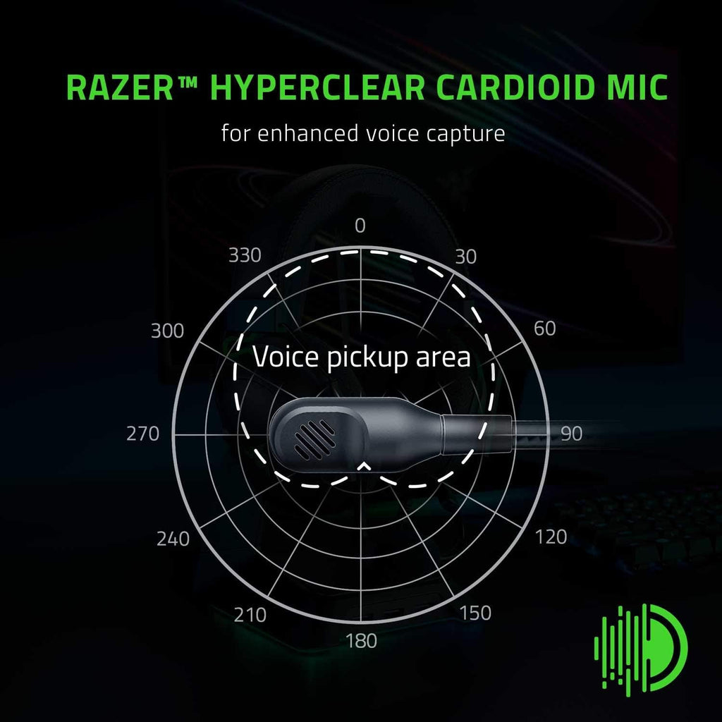 Razer BlackShark V2 X Casque Gaming filaire - License Xbox - Noir