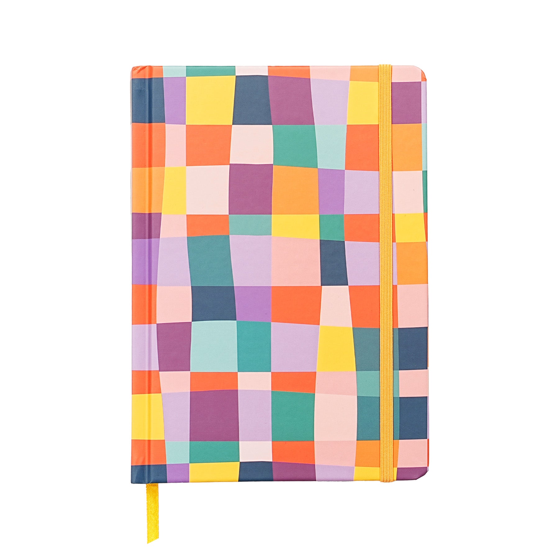Jubiluu Carnet ligné A5 à couverture rigide texturée avec marque-pages et élastique - Veggie Garden