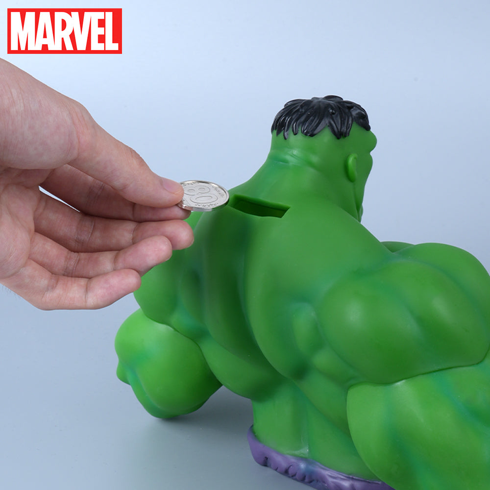 Tirelire Marvel Hulk Verte Officielle 3D en PVC – Figurine Collectible Étanche et Antichoc pour Pièces, Décoration de Bureau ou Cadeau Économies