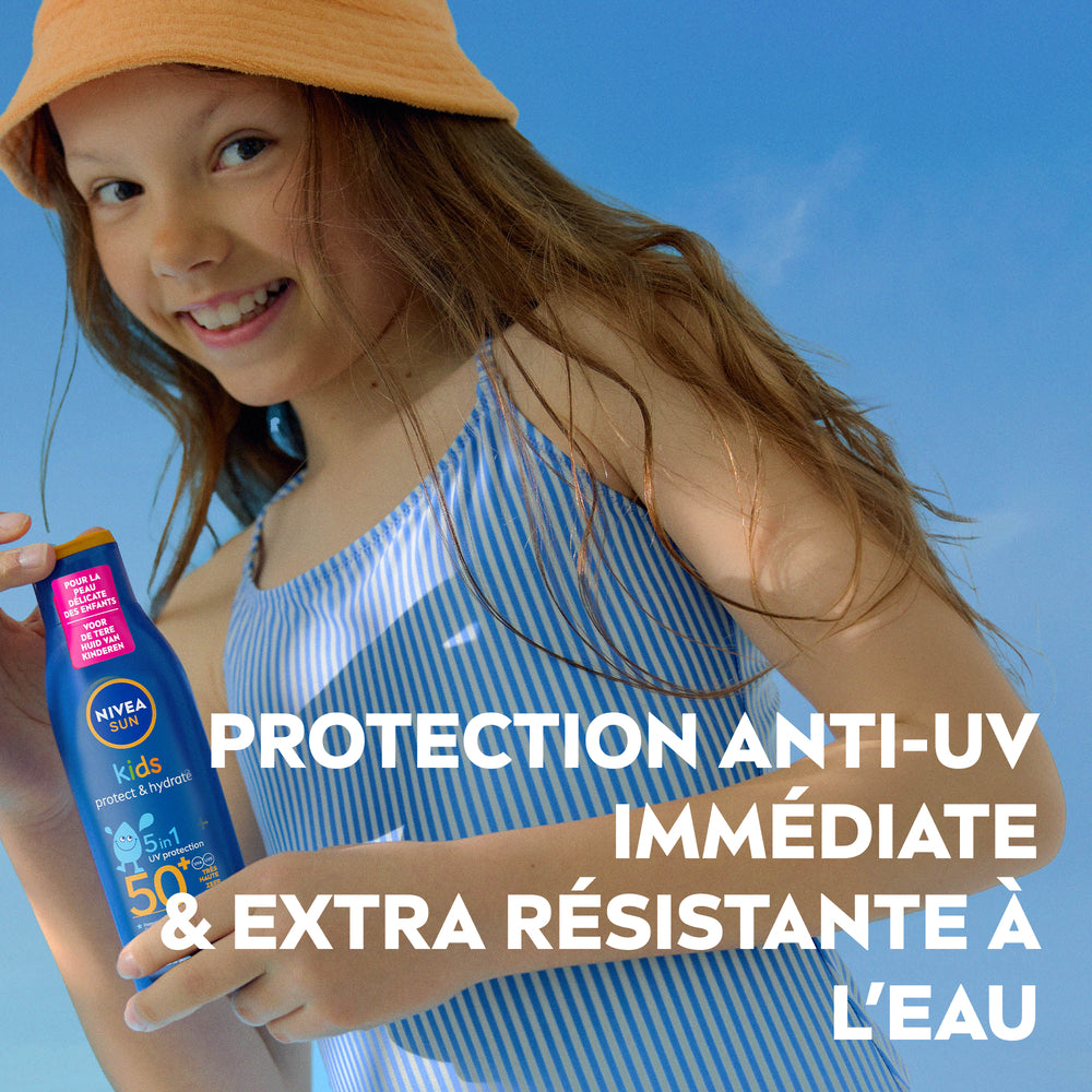 NIVEA SUN Enfants Protect & Hydrate Lait protection solaire SPF 50+ - 200 ml