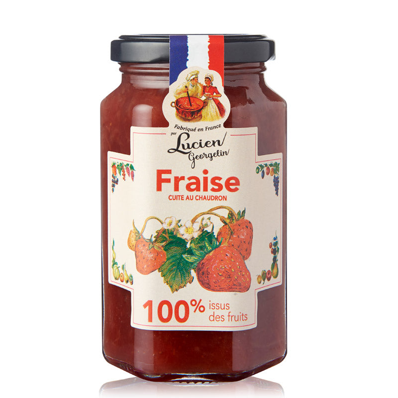 Lucien Georgelin Préparation aux fraises 100 % fruits 300 g