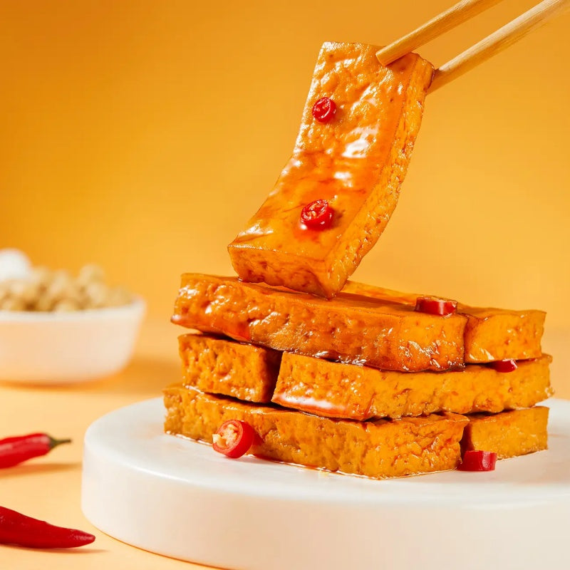 Jin Zai En-cas de tofu rôti saveur salée cuite au four 108 g (5 sachets individuels)