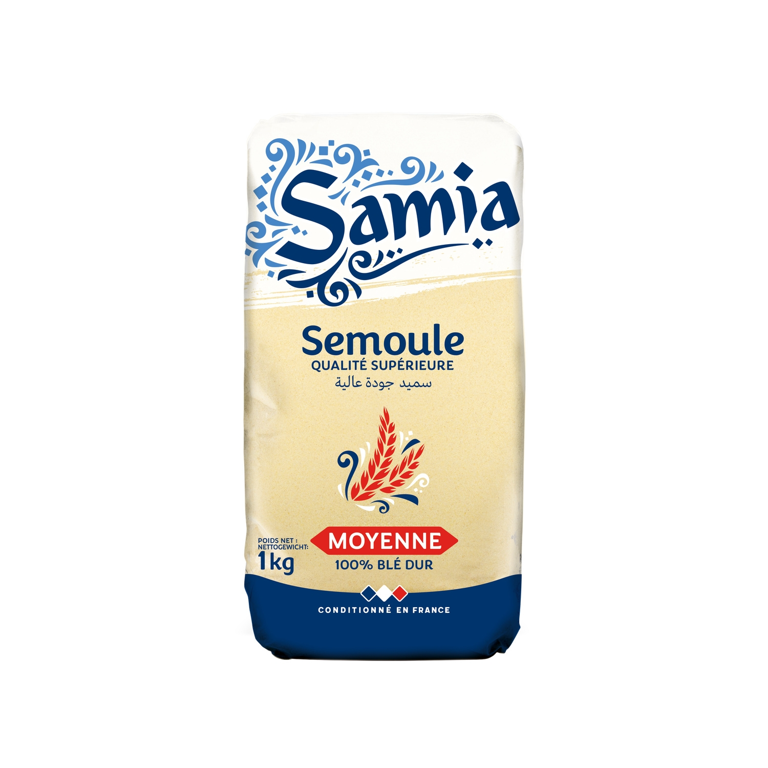 SAMIA Semoule de blé dur moyenne 1 kg